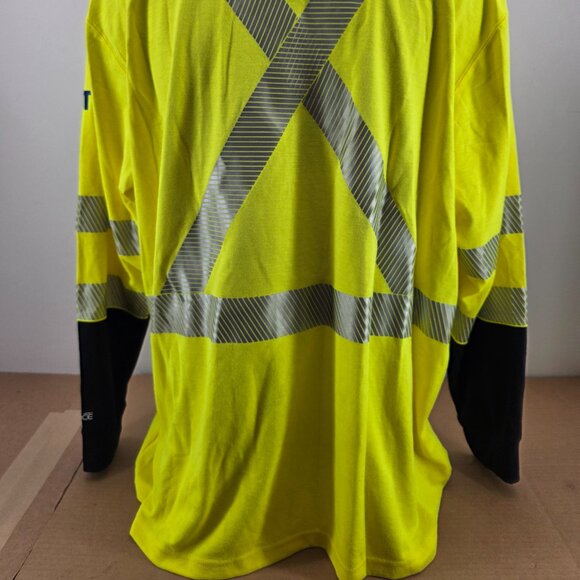 Carhartt  FR High Vis Force Men's 102905 323 Long Sleeve T-Shirt - Picture 12 of 16
